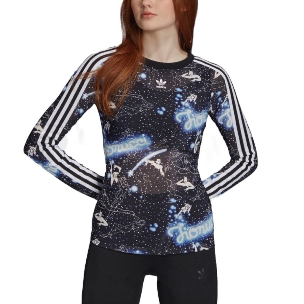 Adidas X Fiorucci Long Sleeve Mesh Top